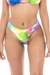 CALCINHA BIQUINI M´LEV TIE DYE ASA DELTA FIO CORAÇÃO FRANZIDO REF. BC552