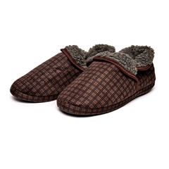 PANTUFA MASCULINA GASF COM PELO MARROM REF. 192439