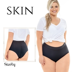 CALCINHA BONECA PLUS SIZE CORTE A LAZER SIZELY REF. 6077