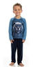 PIJAMA INFANTIL MOLETOM URSO TOQUE INTIMO REF. 08.04.001