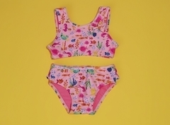 BIQUÍNI NEW BEACH BEBÊ MICROWAY TANGA COM LAÇO REF.2164104