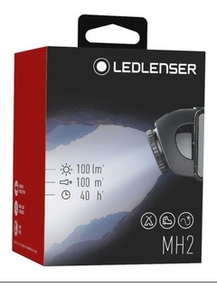 Linterna Led Lenser Mh2 Frontal Minero - FP Outdoor