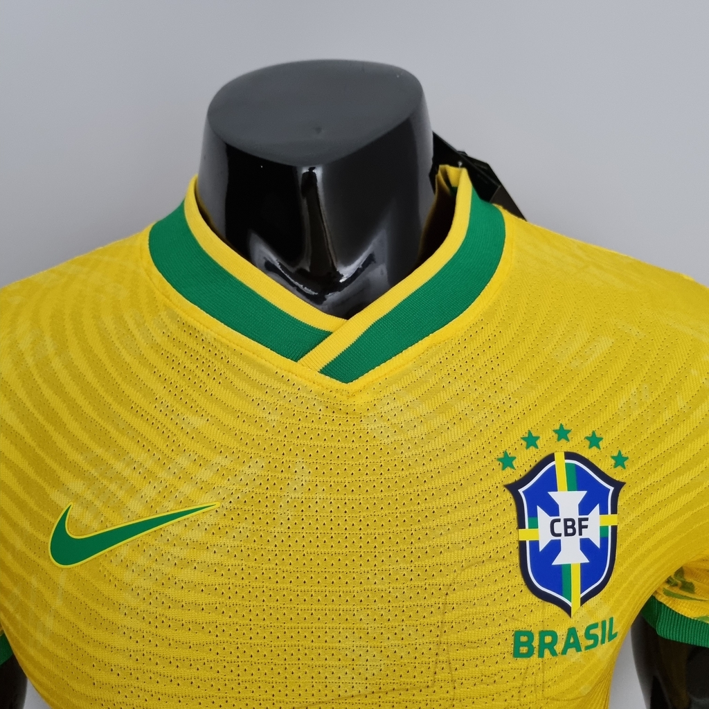 Camisa Seleção Brasil Pré-Jogo 22/23 Jogador Nike Masculina - Verde