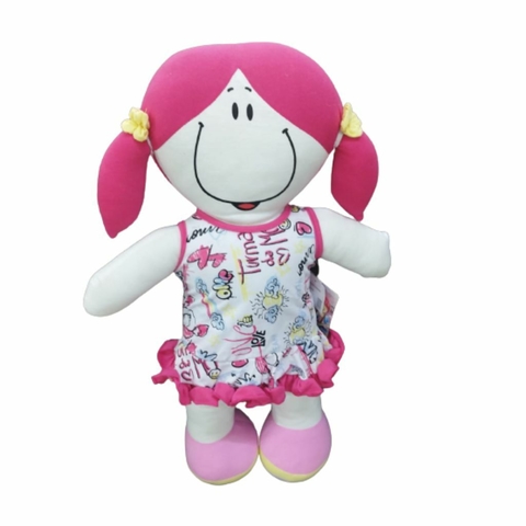 Boneca Mc Divertida Em Vinil 28 Cm Baby Brink Original