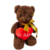 Urso de Pelúcia Teddy com Coração 40cm molli025/04600 - comprar online