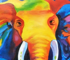 Elefante ricotero - arte La Lucila