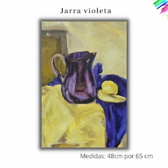 Jarrón violeta