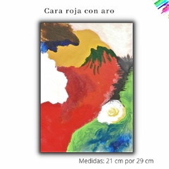 Cara roja con aro