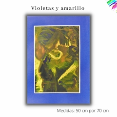 Violeta y amarillo