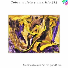 Cobra violeta y amarillo