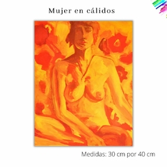 Mujer en cálidos