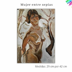 Mujer entre sepias