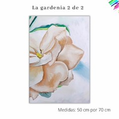 La gardenia 1 y 2 (díptico) - tienda online