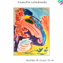 Camello saludando