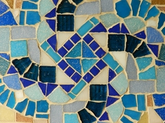 Mosaico "azul dinámico" - comprar online