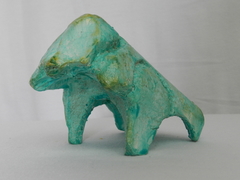 Escultura: "Fósil animal verde" en internet