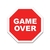 PLACA DECORATIVA - GAME OVER