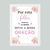 Quadros Decorativos Infantil Menina Oração Por Esta Filha Orava Eu - (cópia) - comprar online