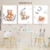 Kit 3 Quadros Decorativos Infantil Urso Tedy Nome personalizado 20x28 - BS QUADROS DECORATIVOS