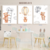 Kit 3 Quadros Decorativos Infantil Urso Tedy Nome personalizado 20x28 - loja online