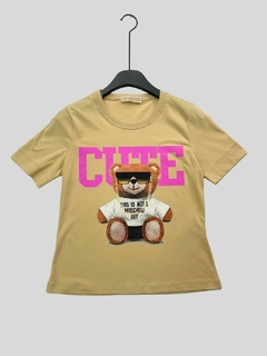 Blusa T-shirt feminina CUTE 100% Algodão - comprar online