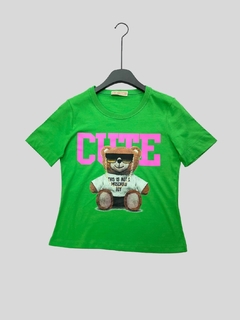 Blusa T-shirt feminina CUTE 100% Algodão - comprar online