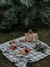 Mantel picnic gris - 150 x 150