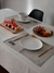 Individual bon appetit - gris claro - comprar online