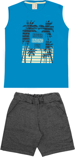 CONJUNTO NEVER ENDING FUN HRRADINHOS AZUL - comprar online