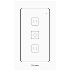 Interruptor Wi-Fi 4x2 - Branco 3 Botões