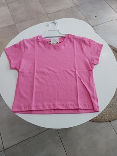 Remera lisa fucsia