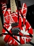EVH Van Halen Striped Series 2013 Red Black White.