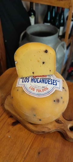 Gouda con pimienta negra x200gr - Los Holandeses