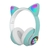 Fone de ouvido Bluetooth de Gatinho com Luz de Led - comprar online