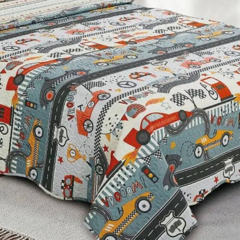 Colcha Solteiro 1,60x2,30 Infantil Evolution Patchwork - comprar online