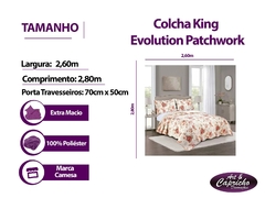 Colcha King 2.80x2.60 Evolution Patchwork - comprar online