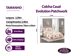 Imagem do Colcha Casal 2.20x2.40 Evolution Patchwork