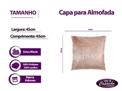 Capa para Almofada 45x45 Soft Max - Art & Capricho  | Cama, mesa, banho, cortinas, tapetes e decorações em geral!