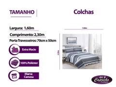 Colcha Solteiro 1.60x2.30 Evolution Patchwork - Art & Capricho  | Cama, mesa, banho, cortinas, tapetes e decorações em geral!