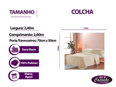 Imagem do Kit Colcha Queen 2.40x2.60 Bordare Premiun