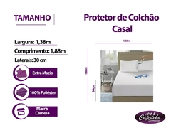 Protetor de Colchão Casal 1.38x1.88x30 Camesa - loja online