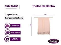 Imagem do Toalha de Banho 70x1.35 Lotus