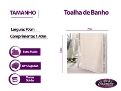 Toalha de Banho Velour 70x1.40 Artesanalle - Art & Capricho  | Cama, mesa, banho, cortinas, tapetes e decorações em geral!