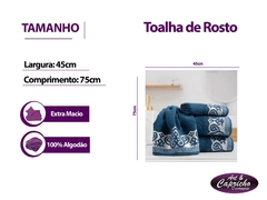 Toalha de Rosto 45x75 Marrocos - comprar online