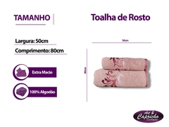 Toalha de Rosto 50x80 Eden - loja online