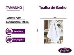 Toalhas de Banho 70x1.40 Velour Artesanalle