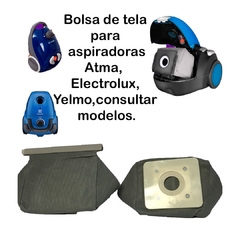 Bolsa de tela de aspiradora Atma, Electrolux, Yelmo