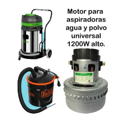 Motor de aspiradora agua y polvo universal