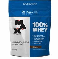 Whey 100% Refil Max Titanium - Aquery suplementos