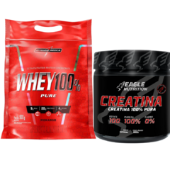 Combo07- Whey 100% Refil Max Titanium + Creatina 300g Eagle - comprar online